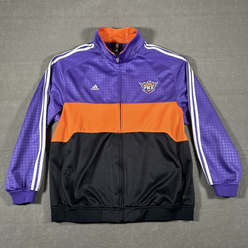 Vintage Phoenix Suns Adidas Full Zip Jacket Men's Medium Retro NBA